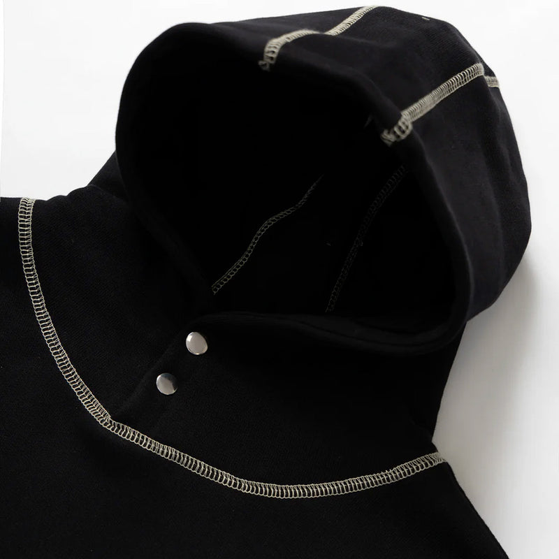 Service Works - Hoodie Coutures Contrastées - Noir