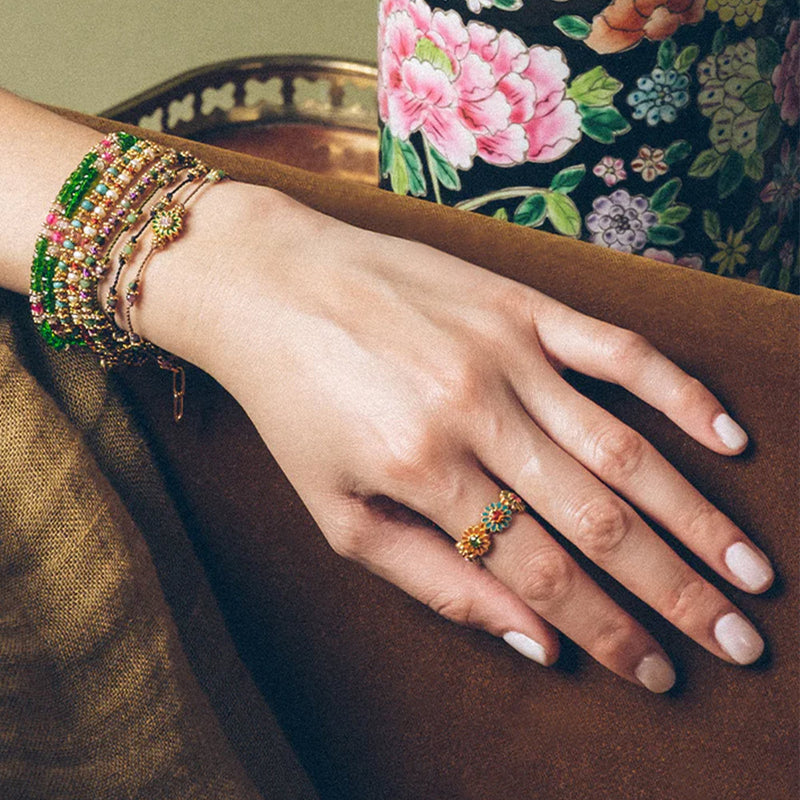 Tityaravy - Bague Sai 7 Bolywood - Multicolore