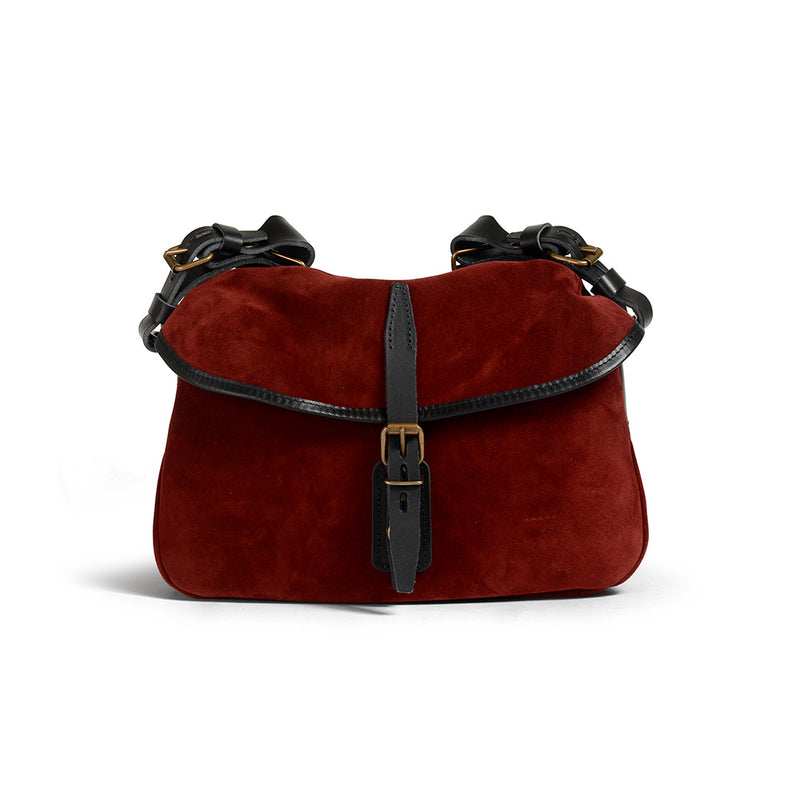 Bleu de Chauffe -  Sac Musette XS - Bordeaux Foncé