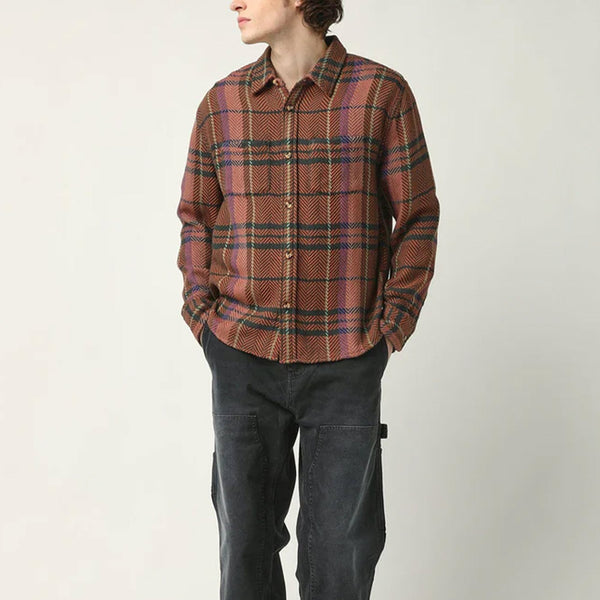 Corridor - Chemise Acid Plaid Totem - Marron