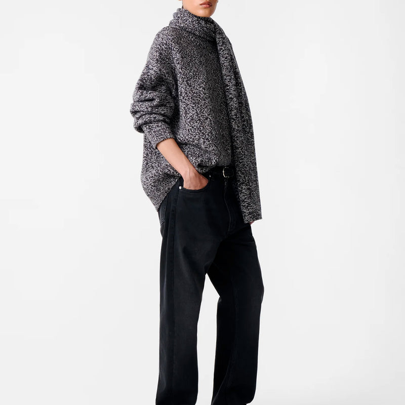 Studio Nicholson - Maille Hemyl - Marine mouliné