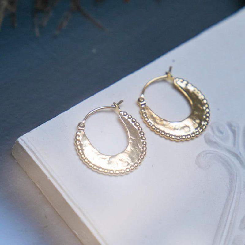 Alix D. Reynis - Boucles d'oreilles Moon - Doré