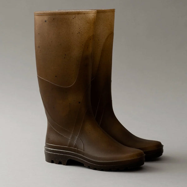 Bottes Compensées Apepazza Cuir Marron Kaki - Taille 37, Occasion Très Bon état, Talon 2-7 Cm