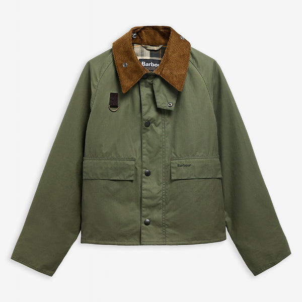 Barbour - Spey Wax Jacket - Light Moss – Merci Paris