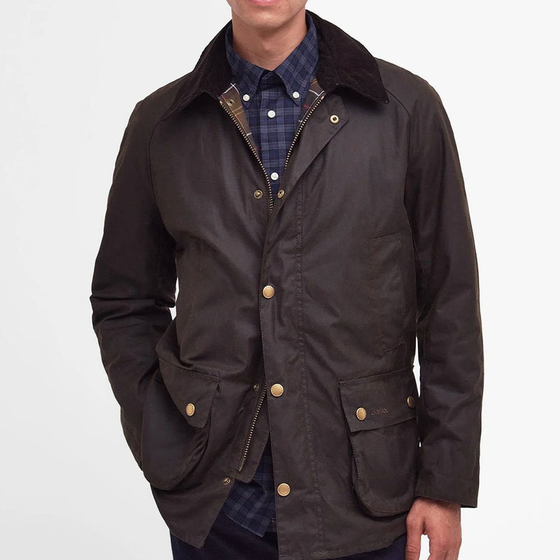 Barbour Veste Ashby Wax Jacket Olive – Merci Paris