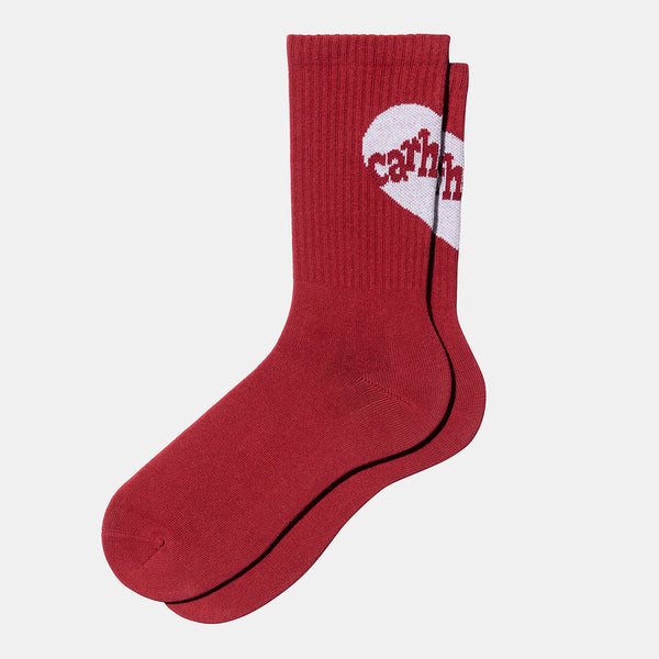 Carhartt WIP - Chaussettes Amour - Rouge