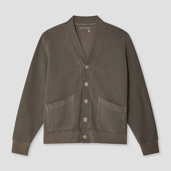 Save Khaki United - Cardigan Terry - Mocha