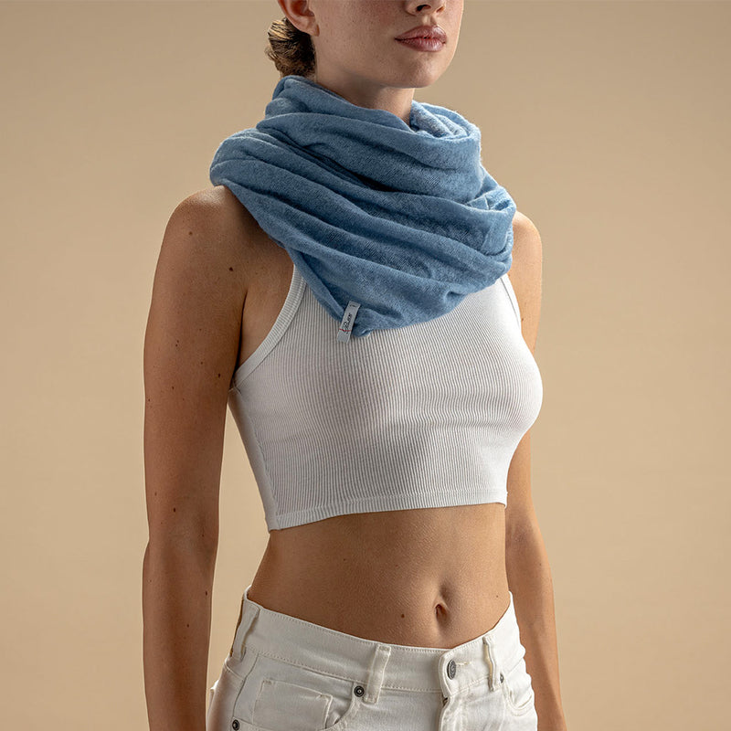 Botto Giuseppe - Écharpe - Bleu Clair