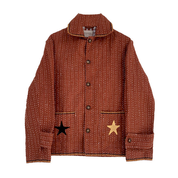 Harago - Veste Kantha Star SS2587 - Terracotta