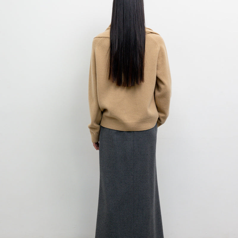 Le 17 septembre - Pull Cashmere Raglan - Camel
