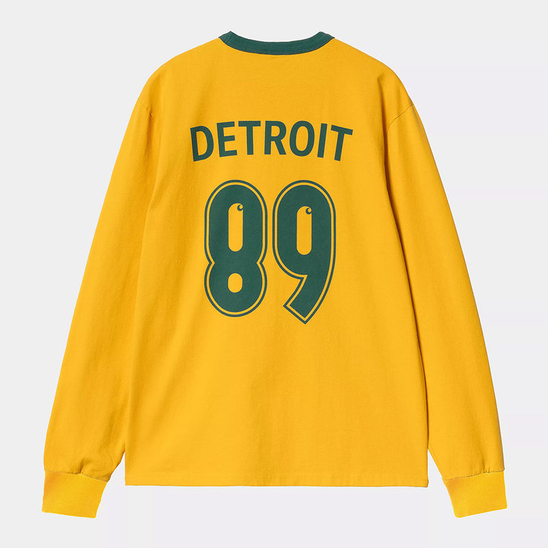 Carhartt WIP - T-shirt Ringer Long - Jaune