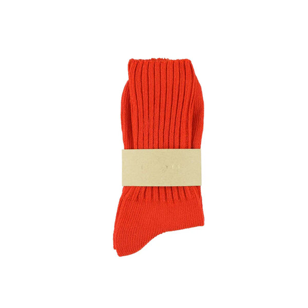 Escuyer - Chaussettes Crew - Orange