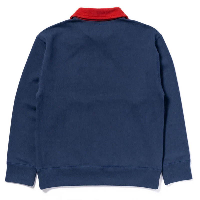 The real McCoys - Sweat Army Zip - Bleu