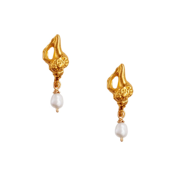 Fontennoy - Boucles d'oreilles Conchiglie Alle Vongole - Or
