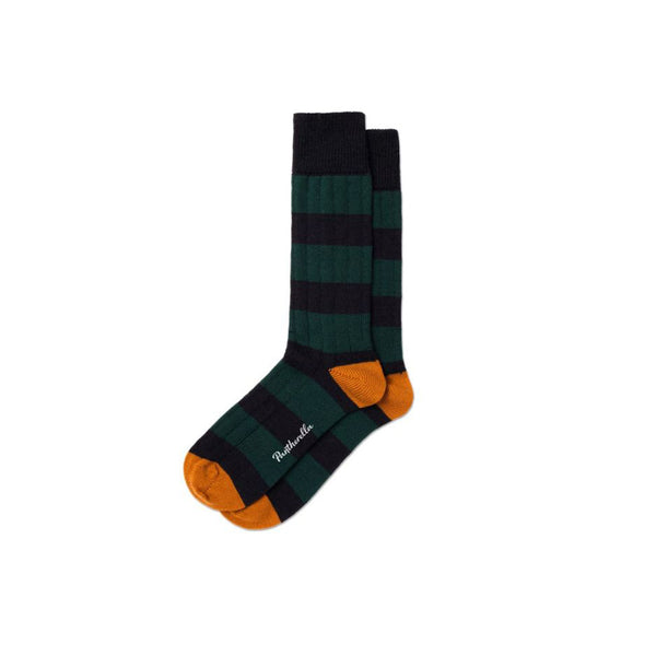 Pantherella - Chaussettes Fairford - Marine/Tartan/Old Gold