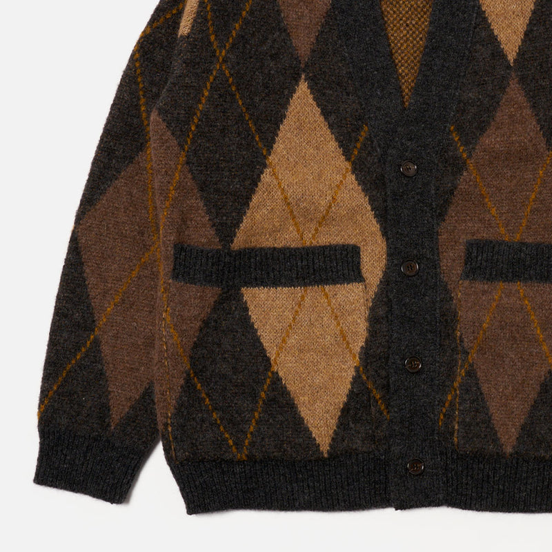 Universal Works - Cardigan Langdale - Marron