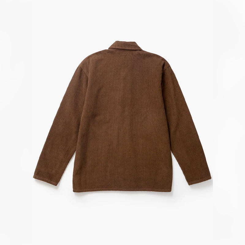 Service Works - Chemise Travail Velours - Marron Bark
