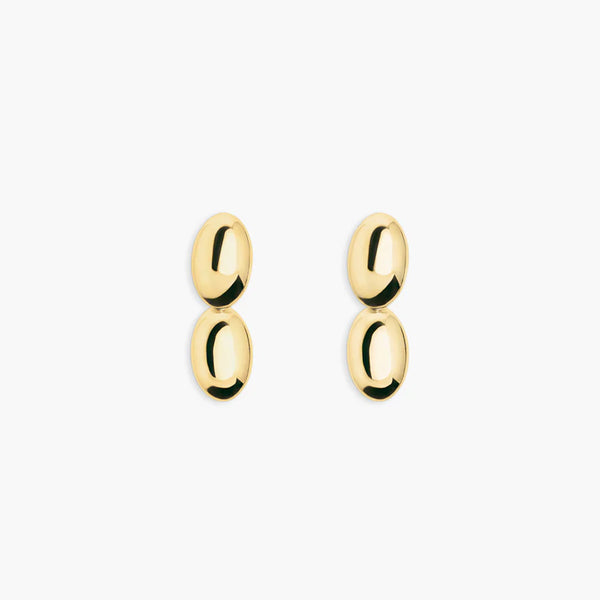 Ragbag - Boucles d'oreilles Oval Emberly - Gold