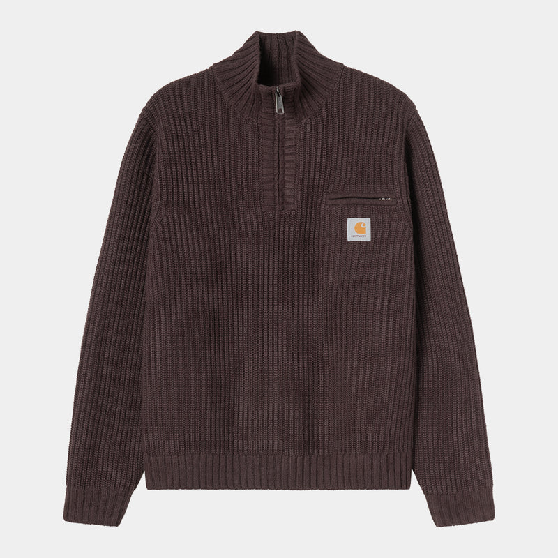 Carhartt WIP - Sweat Detroit Half Zip - Palisander