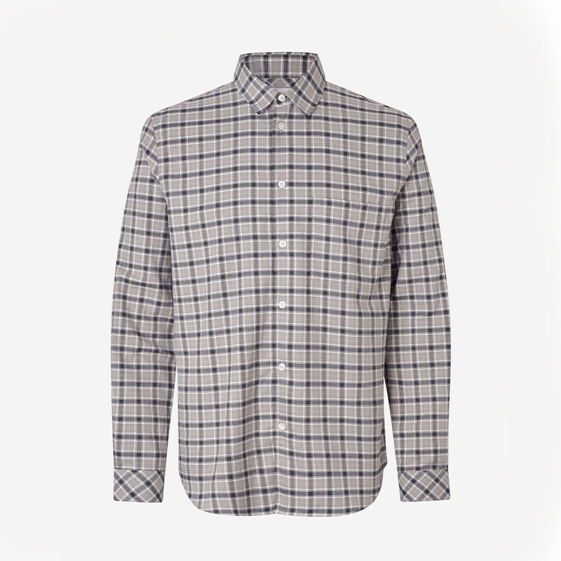 Samsoe Samsoe - Chemise Saliam NJ - Elephant Skin