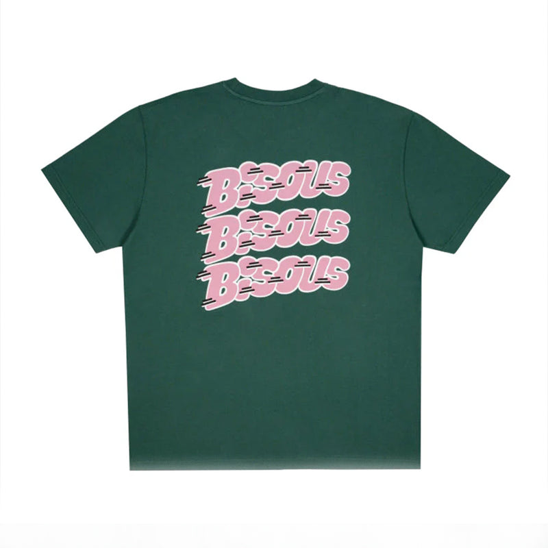 Bisous Skateboard - T-shirt Pablo - Vert Forêt