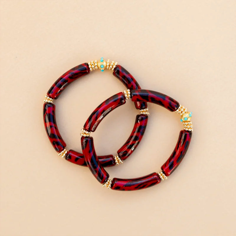 Juhu - Bracelet Juhu - Tigre Noir & Rouge