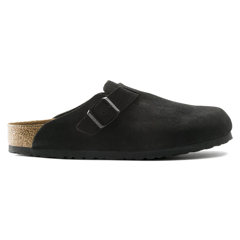 Birkenstock - Sabots Boston - Lit de pied souple - Noir