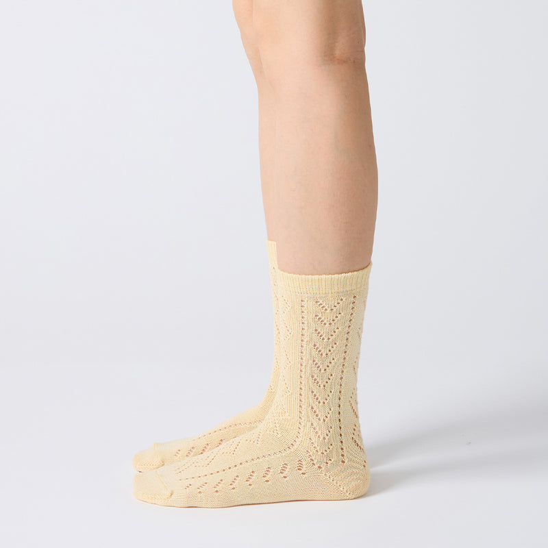 Babaco - Chaussettes Eyelet - Crème