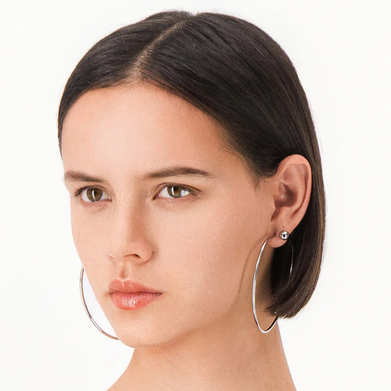 Justine Clenquet - Boucles d'oreilles Marfa - Palladium