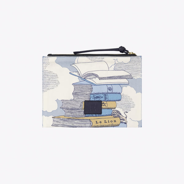 Inoui Editions - Pochette Brodée - Bleu