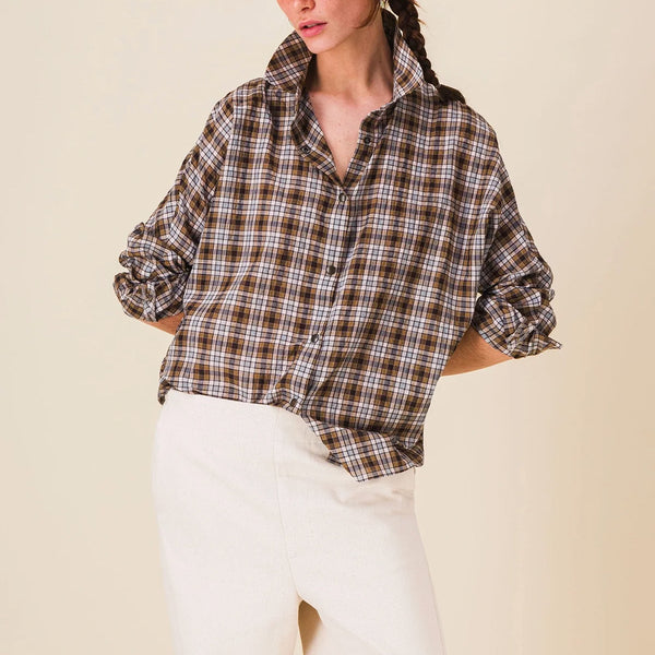 Sixsoeurs - Chemise Neil - Kaki & Rose