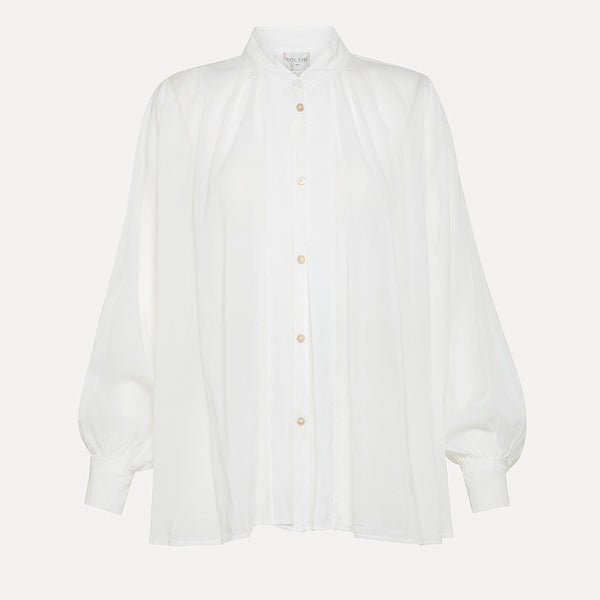 forte_forte - Chemise Bohémienne - Blanc