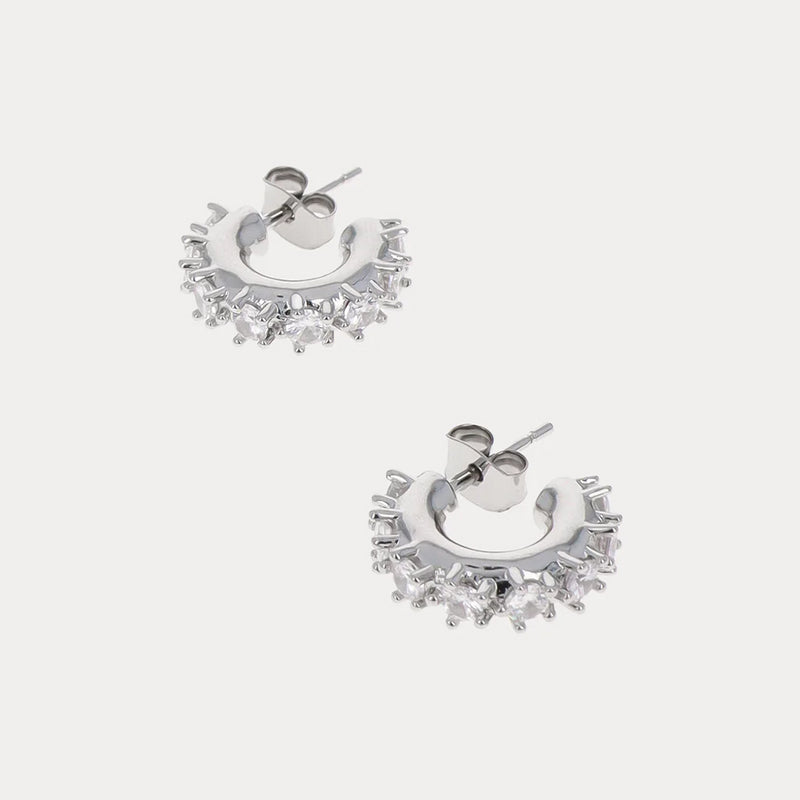 Justine Clenquet - Boucles d'oreilles Ricci S - Palladium