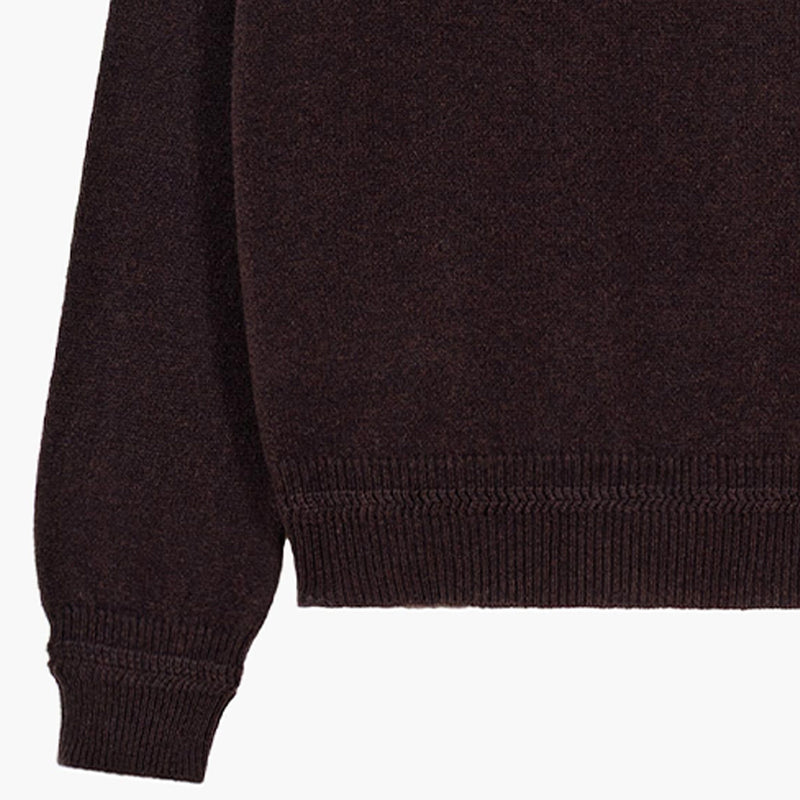 Museum Garments - Maille Boxy - Marron Foncé