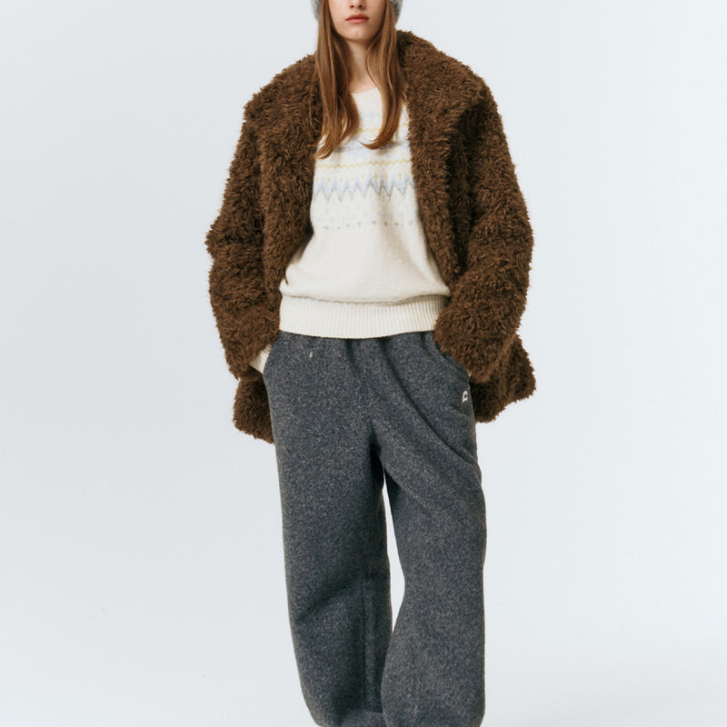 Dunst - Veste Vegan Fur - Marron