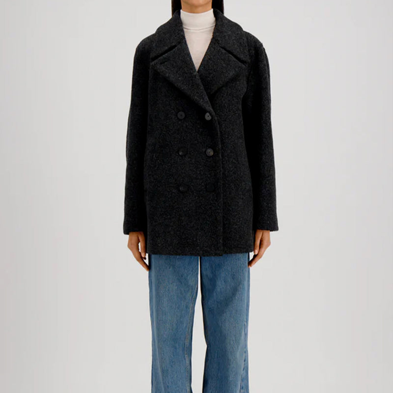 Harris Wharf London - Manteau Sailor - Anthracite