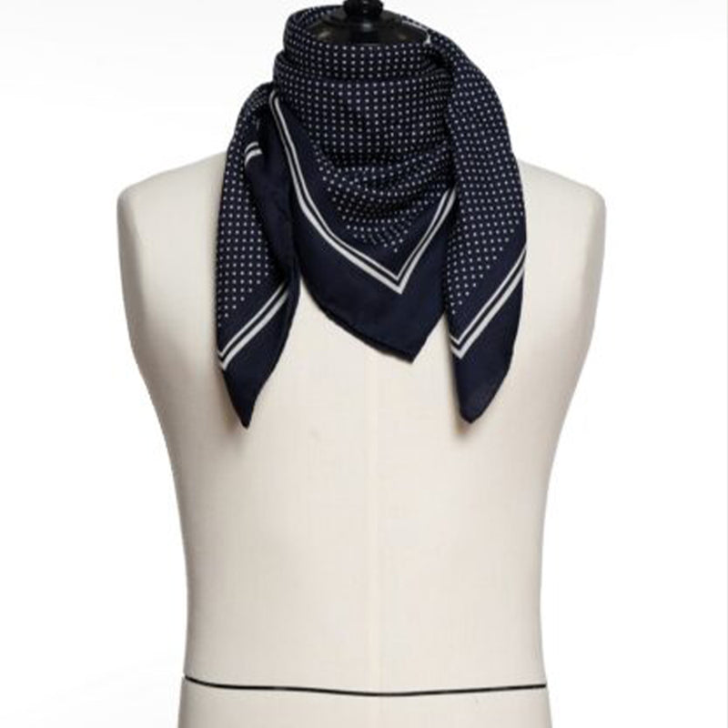 Destin - Bandana Judy Carré Pois - Marine