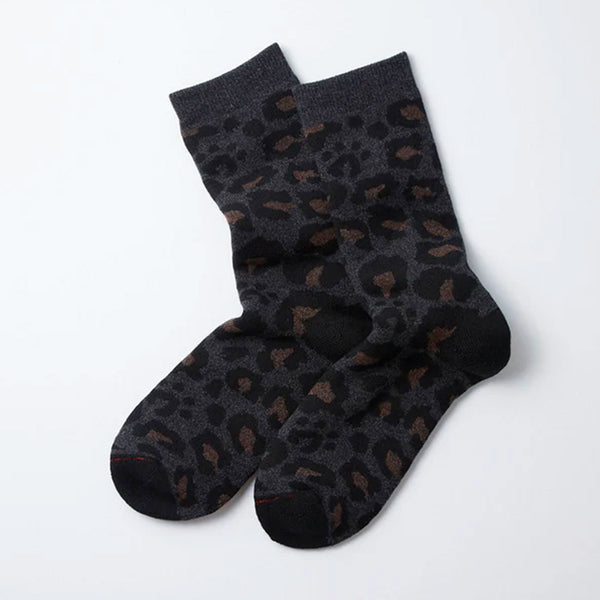 Rototo - Chaussettes Léopard - Charbon