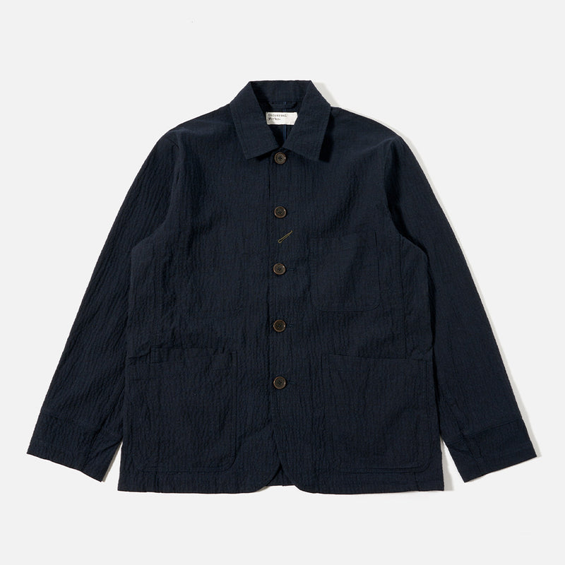 Universal Works - Veste Original bakers -Noir/Marine