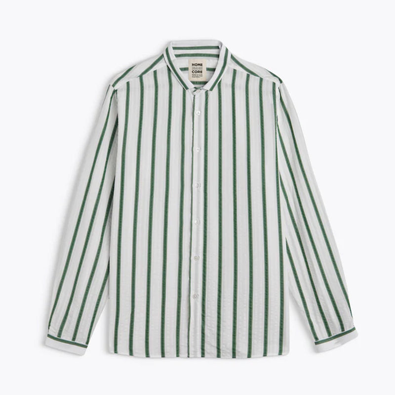 Homecore - Chemise Pala - Rayures Vert