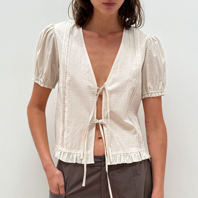 Deiji Studio - Top Pintuck - Bone Check