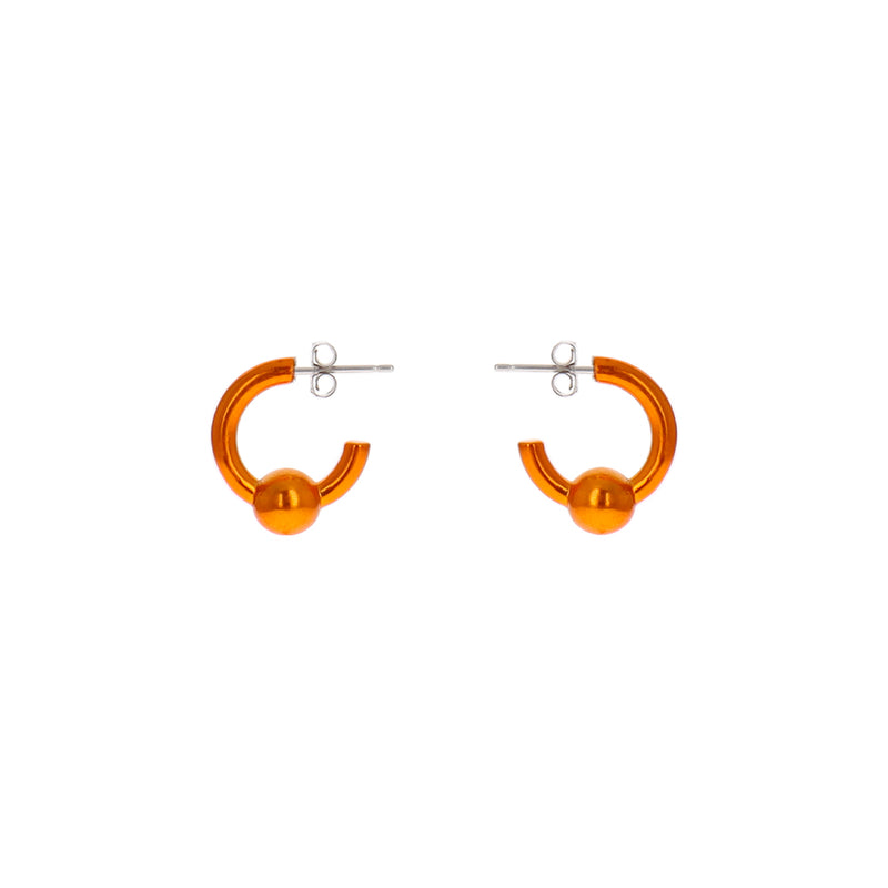 Justine Clenquet - Boucles d'oreilles Sam - Orange