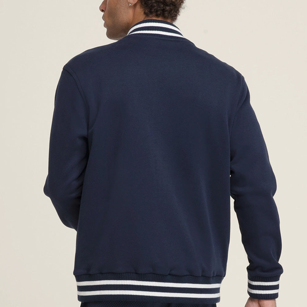 【ゆあ】digne完売品★sporty blouson navy Wilson - Hudson Varsity Bomber - Navy – Merci Paris
