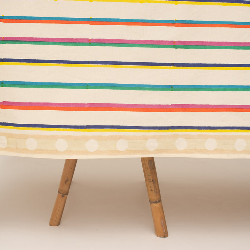 TABLE - Nappe - Rayures Multicolore