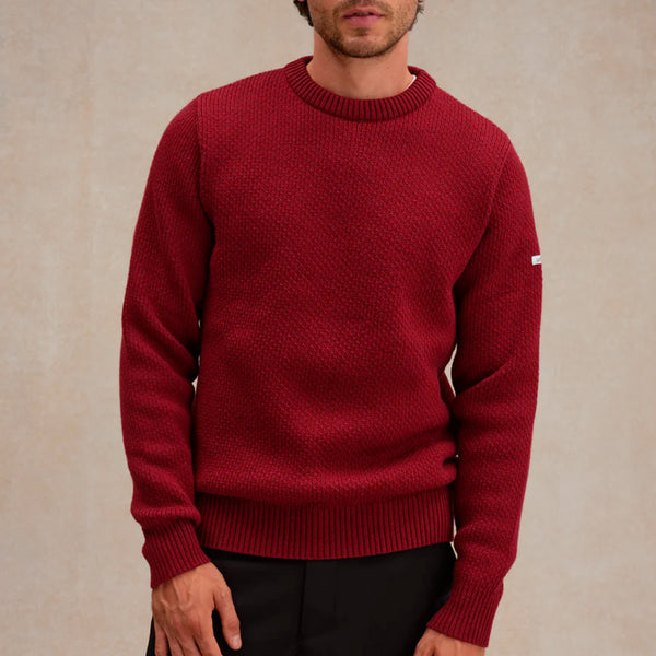 Le Minor - Pull Norvégien - Bordeaux