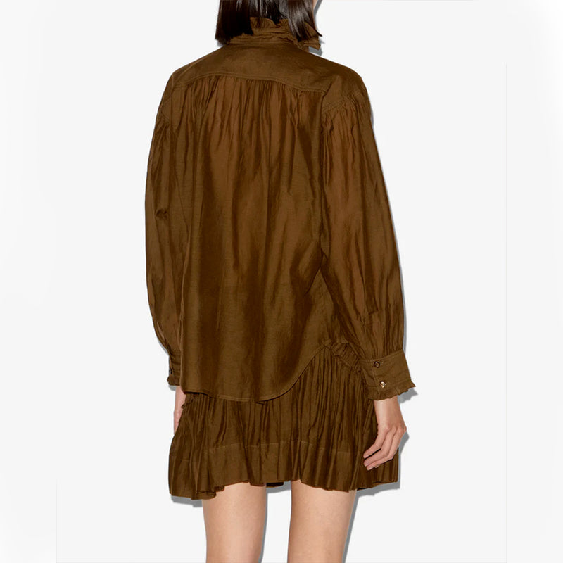 Isabel Marant - Blouse Pamias - Kaki Foncé