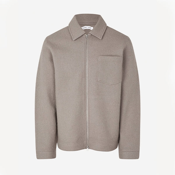 Samsoe Samsoe - Surchemise Hannes Full Zip - Elephant Skin