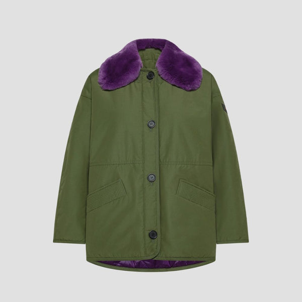 Peuterey - Manteau Gursky reversible - Vert violet