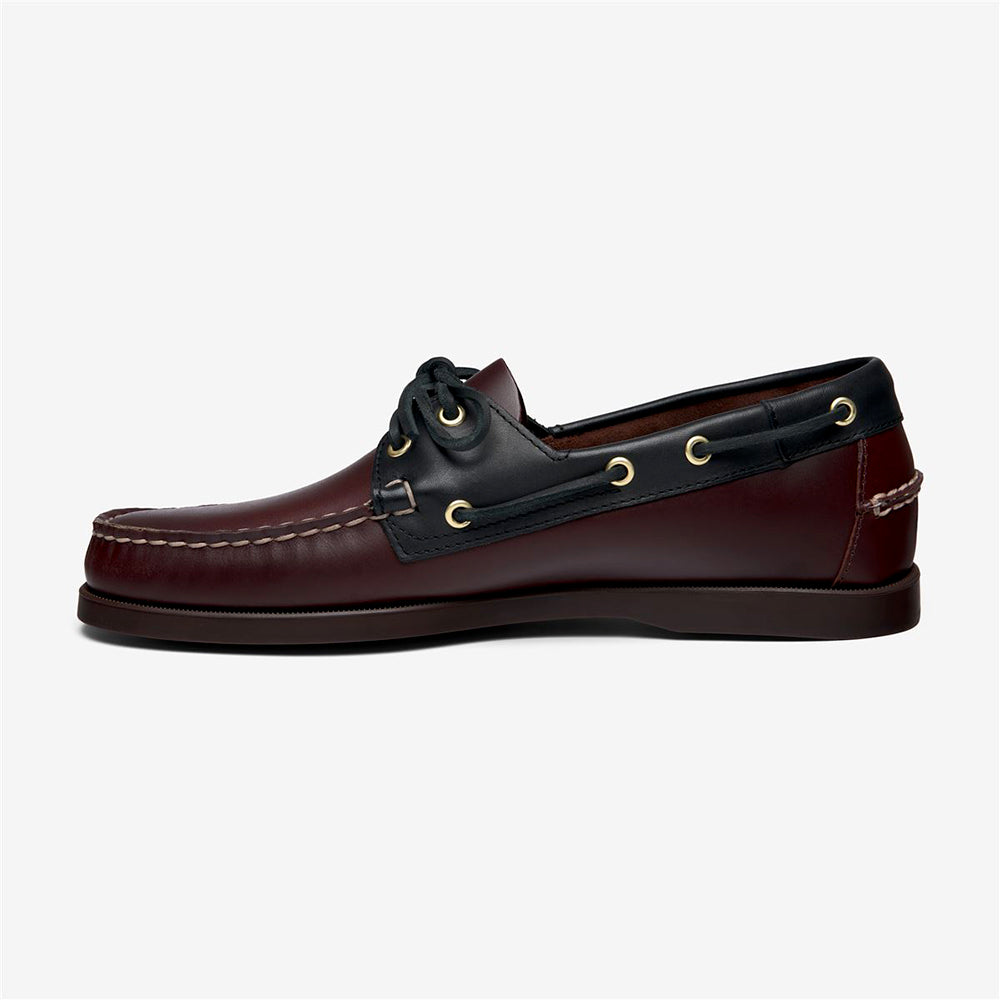 Sebago - Portland Lea Wax Moccasin - Black Brown – Merci Paris