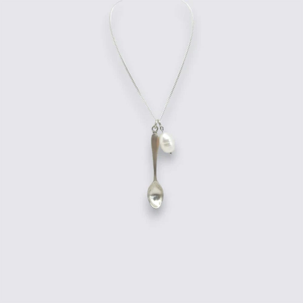 Franck Passerat - Spoon Perle Necklace - Silver